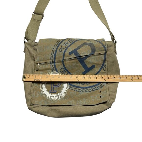 Rare Robin Ruth PORTLAND Satchel Crossbody Bag Green Excellent Condition - Picture 3 of 11